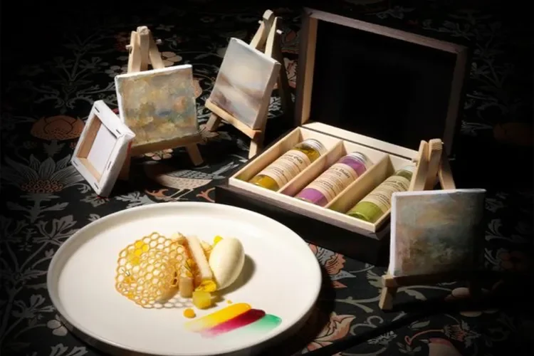 Immersive themed dessert course at Six by Nico storytelling dining experience