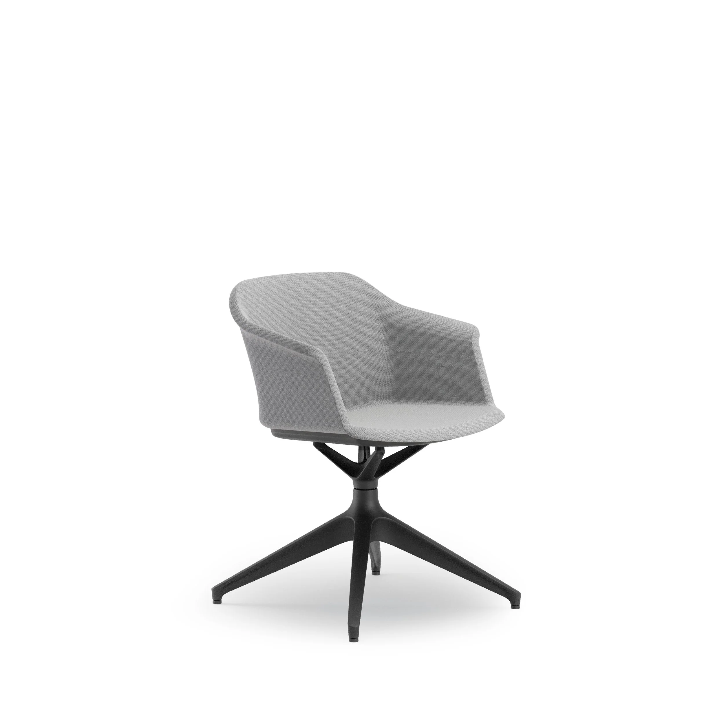 Antonella base Piramidal fija de 4 puntas en nylon negro