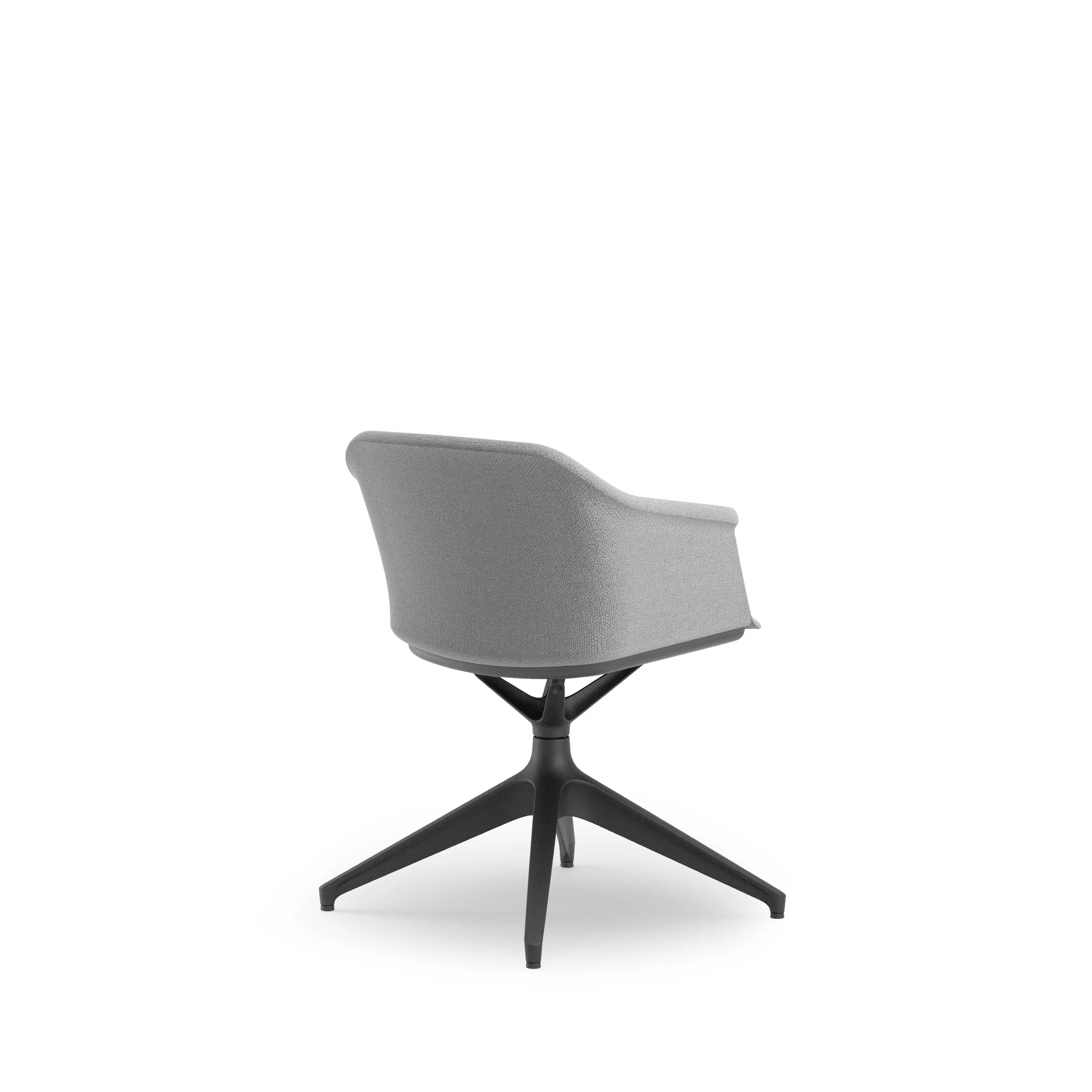 Antonella base Piramidal fija de 4 puntas en nylon negro