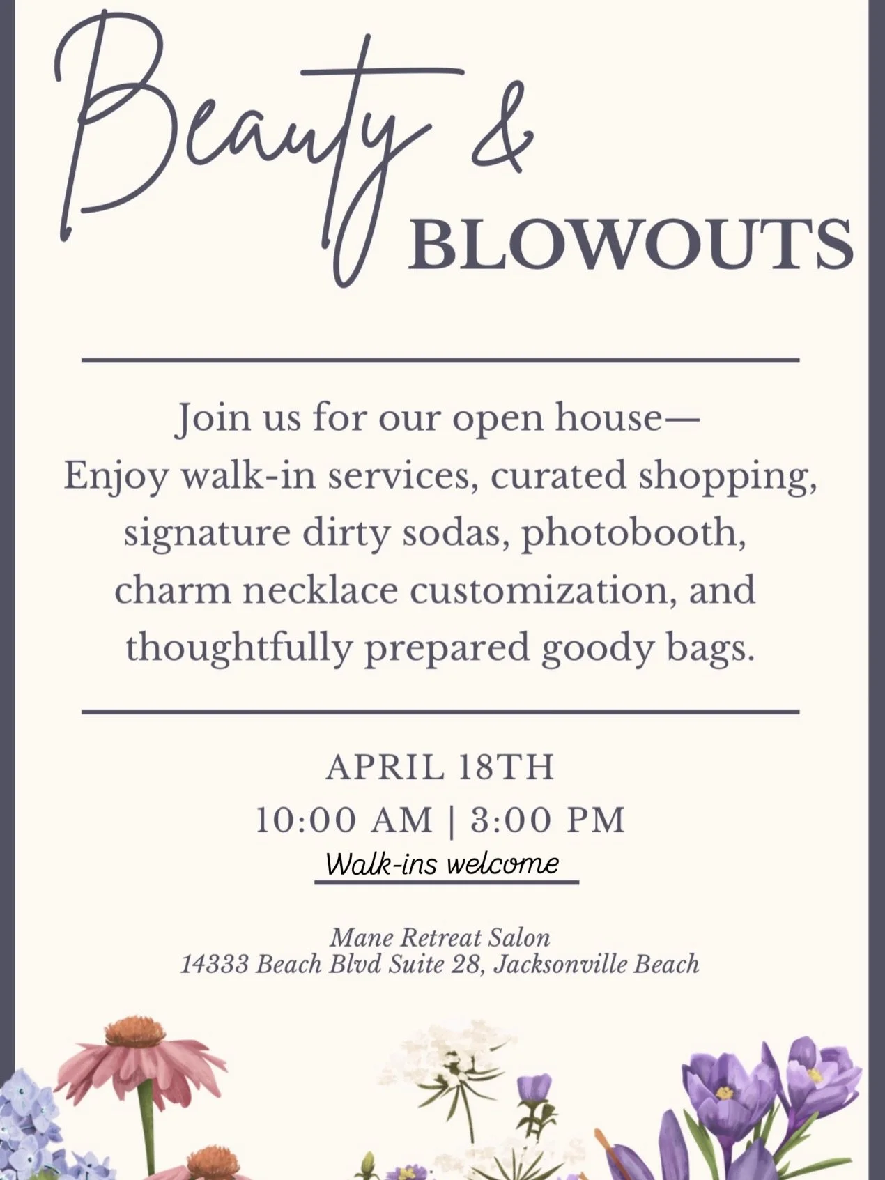 You&rsquo;re invited ✨ 
Tag the friends you&rsquo;re bringing with you🎉 We have a lot to share🙌

Our doors are open, the vibes are high, and the good stuff is ready.

Walk in, sip something fun, shop a little, and leave feeling better than you came