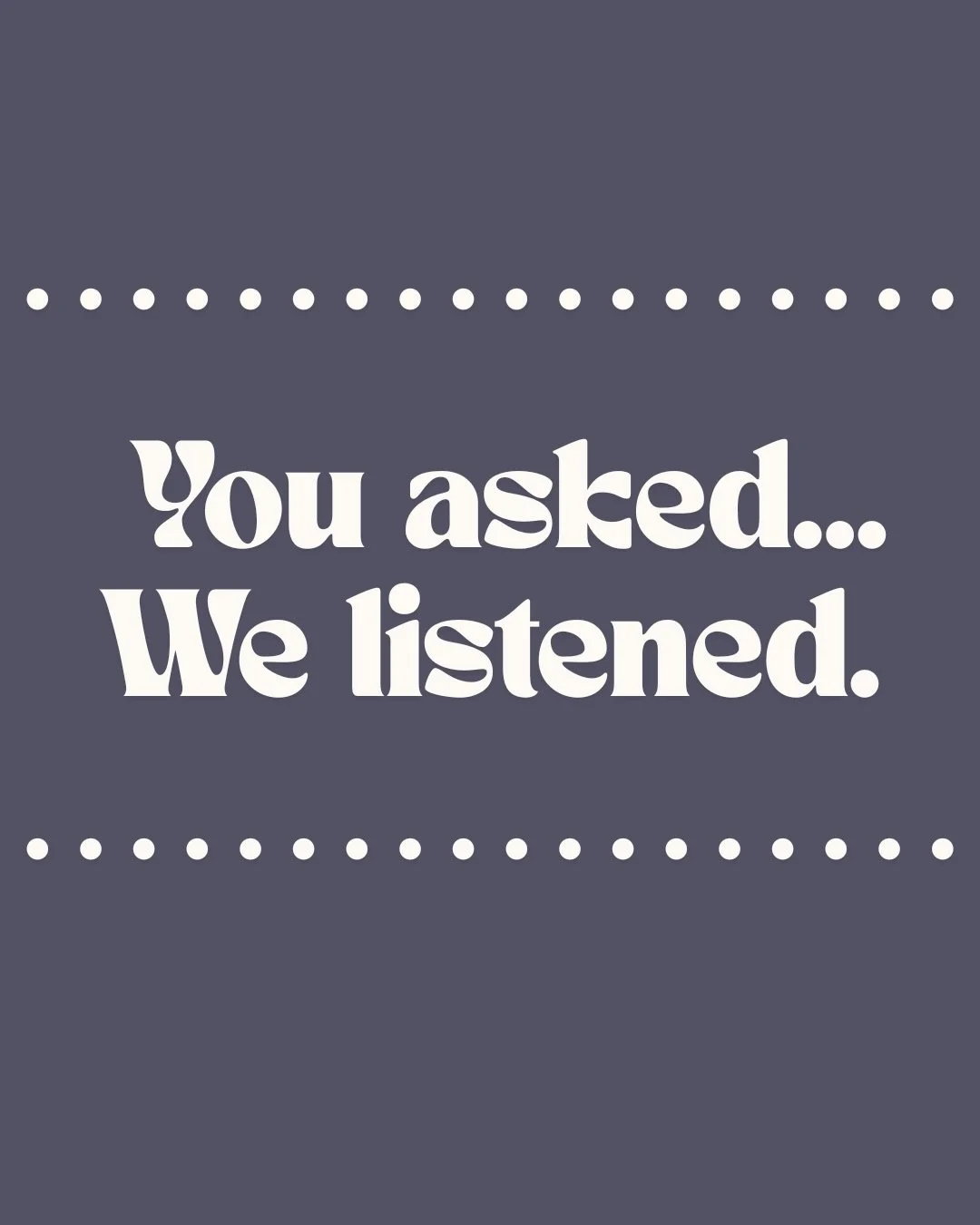 ✨ GRAND ANNOUNCEMENT ✨

You asked&hellip; we listened. 💁&zwj;♀️

Starting now, Mane Retreat is extending our hours on Wednesdays and Thursdays until 8PM&mdash;because great hair shouldn&rsquo;t have to fit into a 9&ndash;5 schedule.

And that&rsquo;