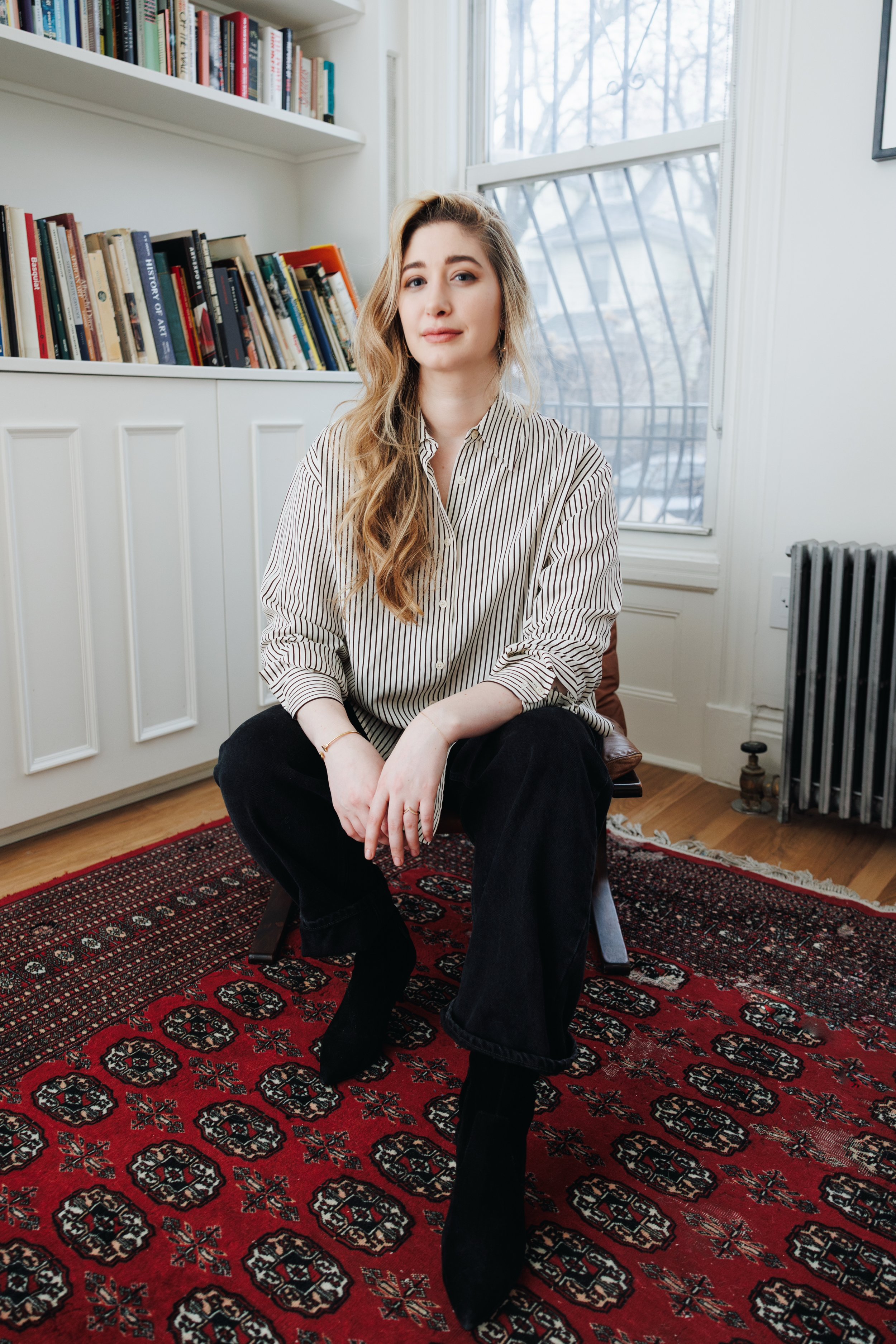 Therapist Laura Rothkopf in NYC office space for therapy sessions