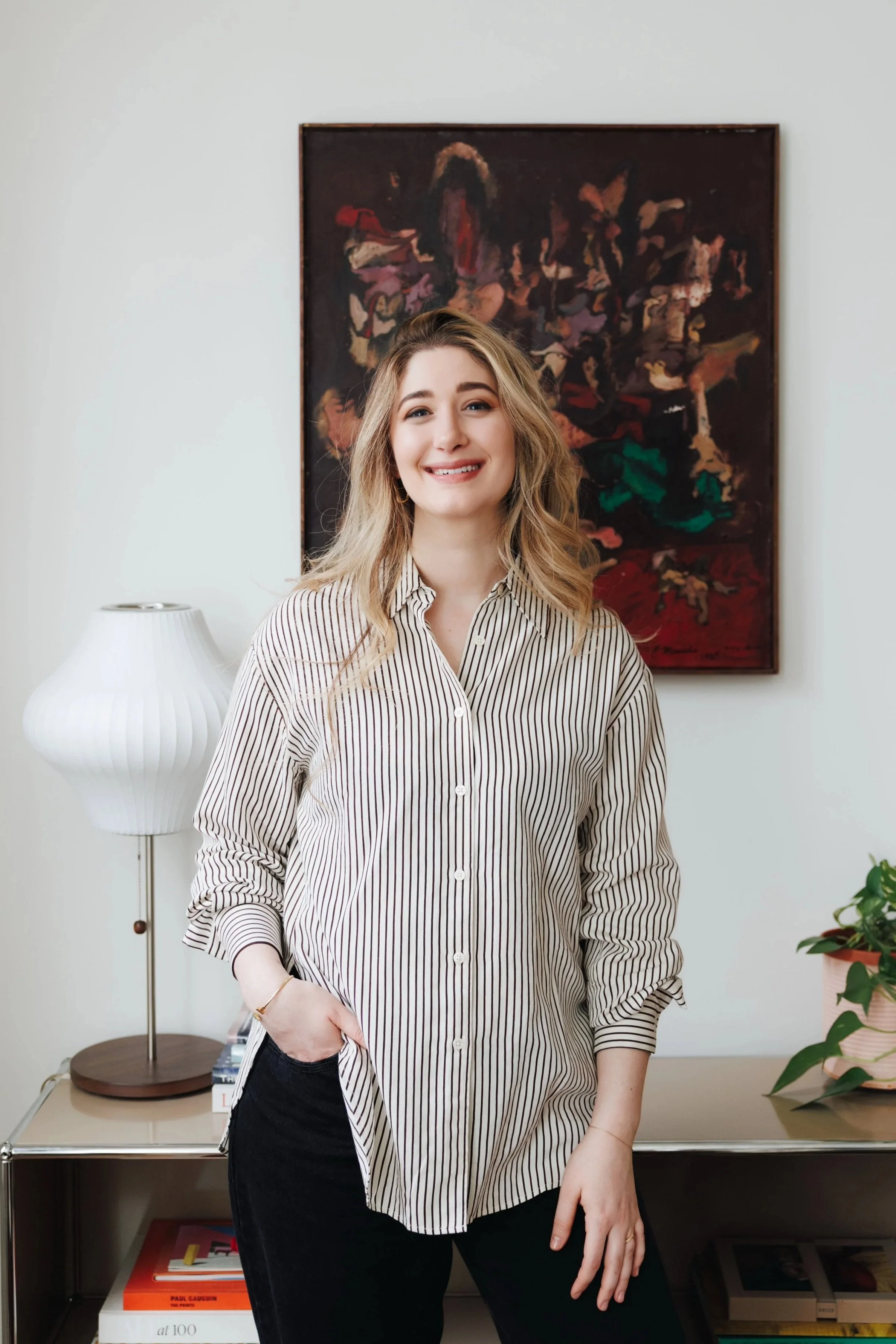 NYC therapist Laura Rothkopf, LCSW, smiling in natural light