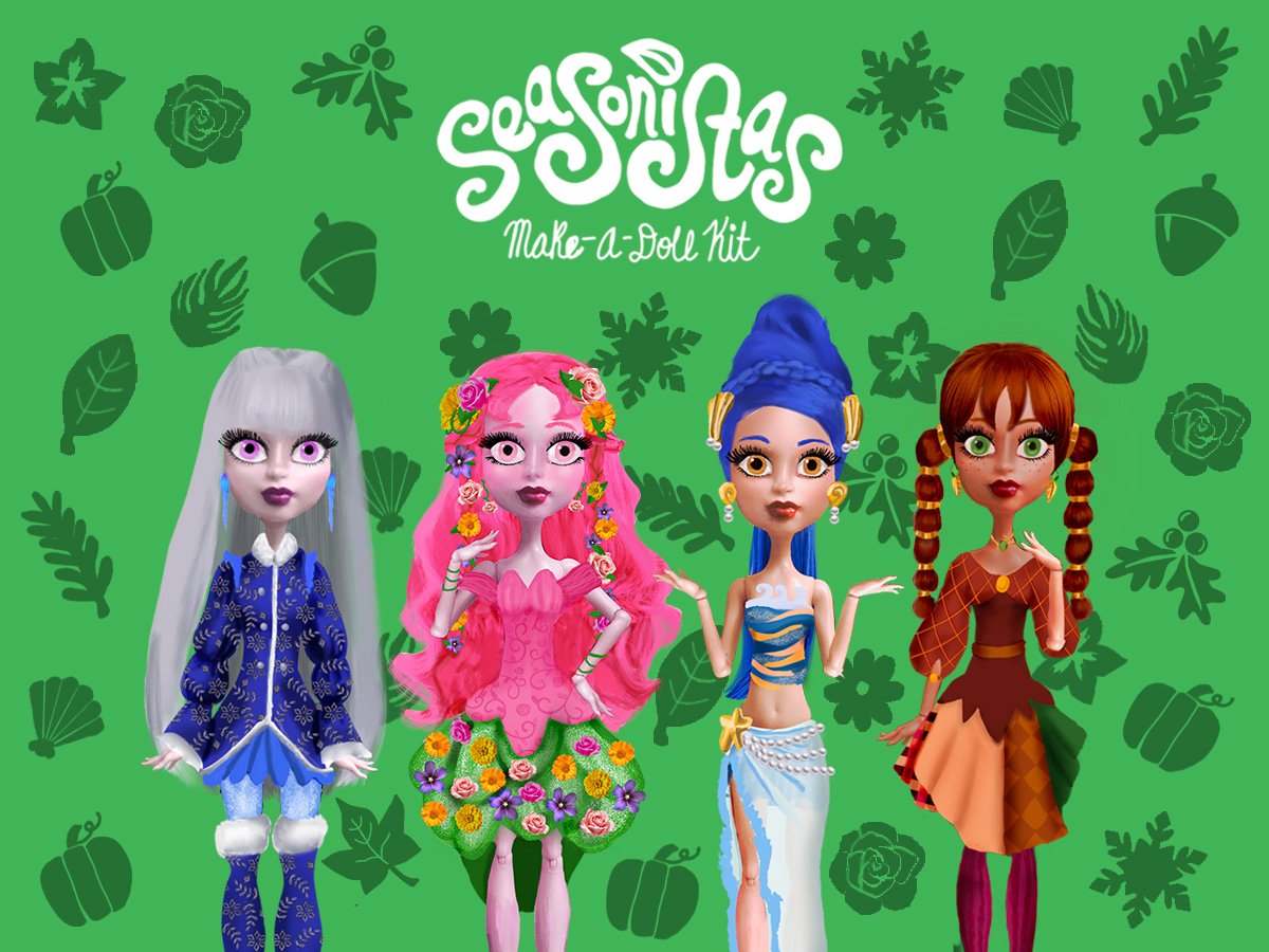 Seasonistas Make Your Own Doll Kit