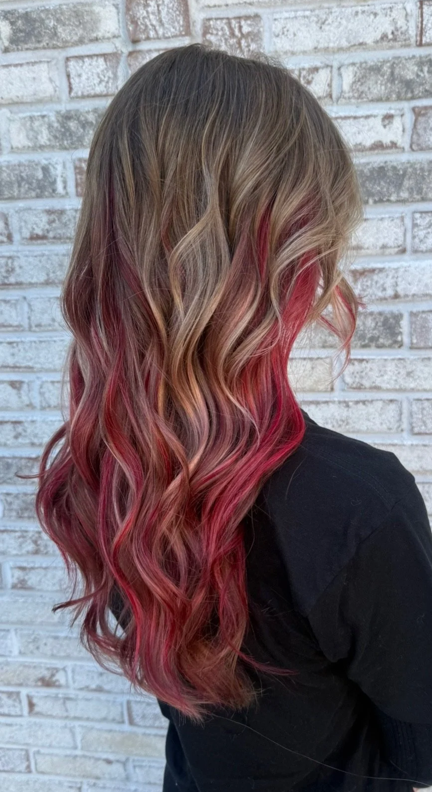 Peek-a-boo vivid color by Megan Shanahan