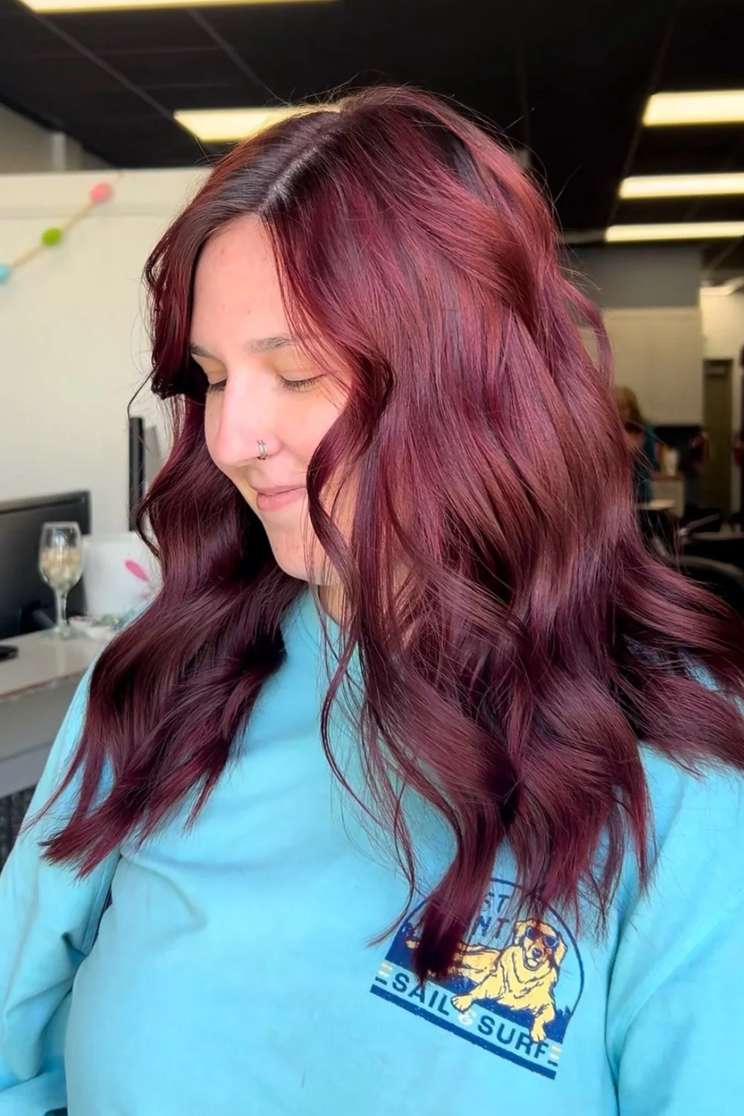 Cherry cola red by Mary Grace Stelzer