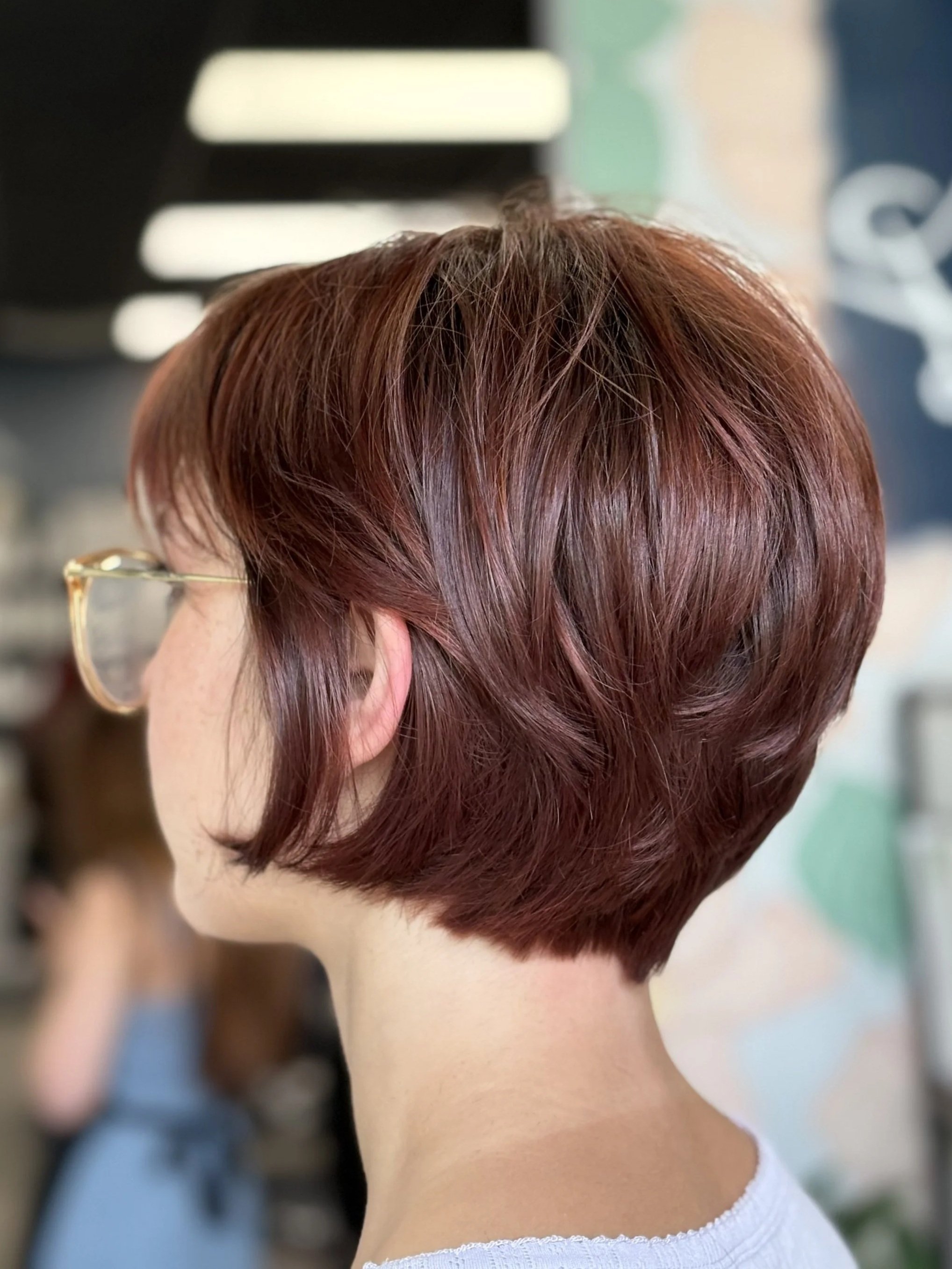 Auburn bob by Jenna Walley