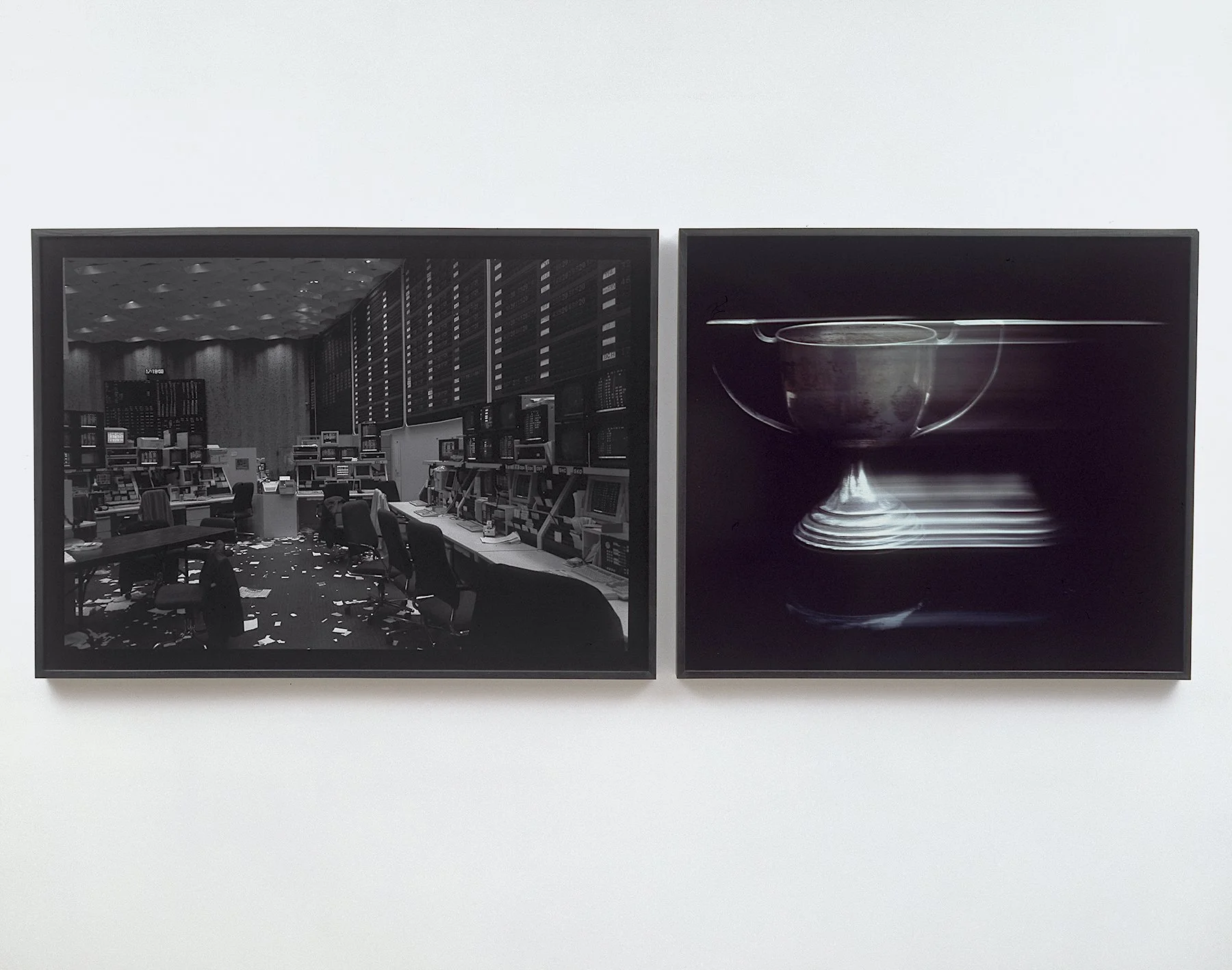 LE PRIX DU MARCHÉ, diptyque, 1995, 101 x 263 cm