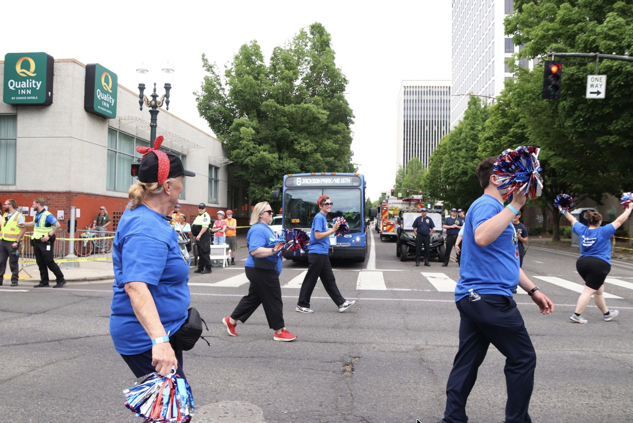 TriMet Grand Floral Parade Portland Rose Festival 225000 spectators community event - FinksCo public sector partnership