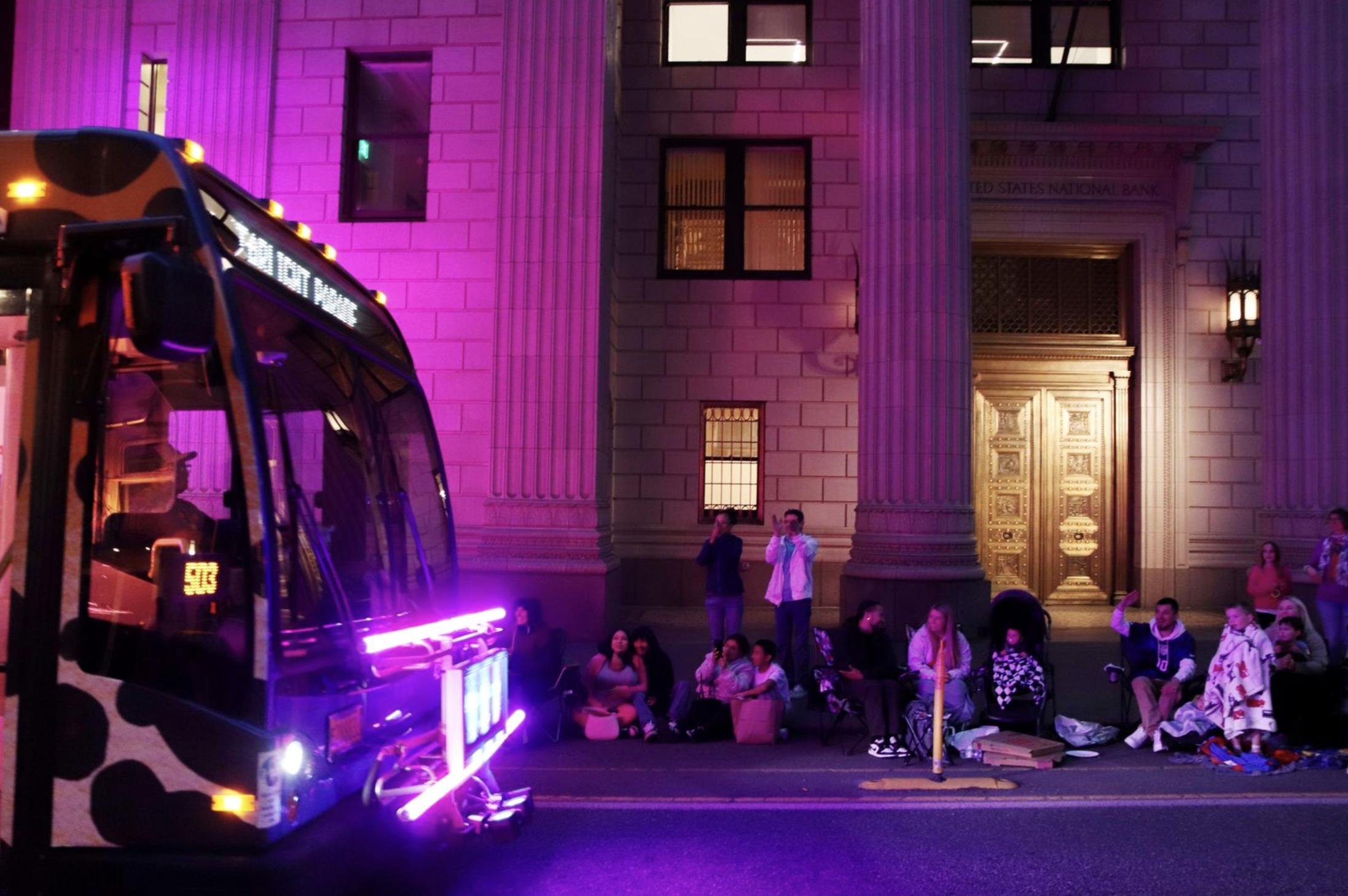 CareOregon Starlight Parade downtown Portland nighttime event TriMet Rose Festival - FinksCo evening event production