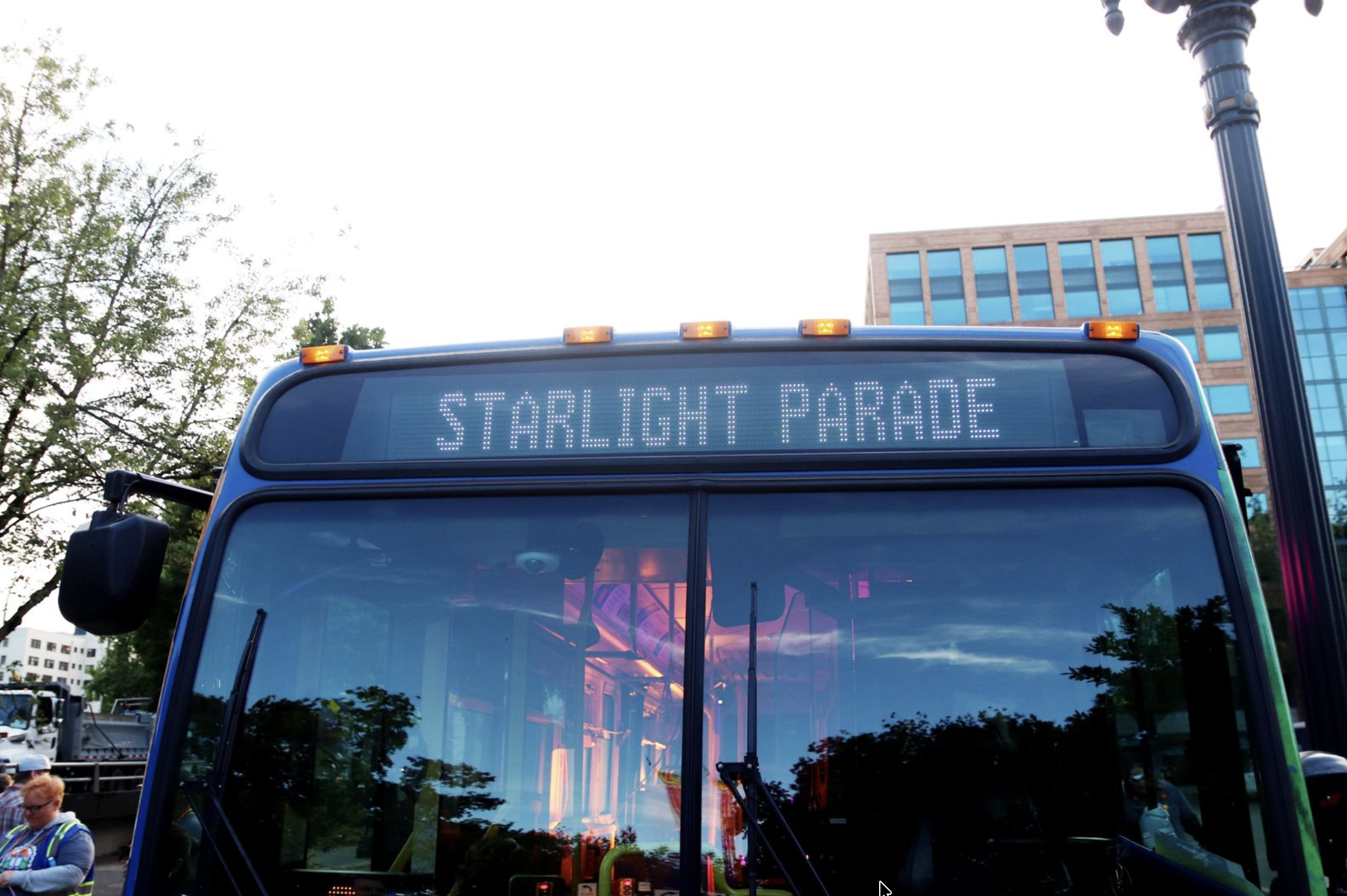 CareOregon Starlight Parade downtown Portland nighttime event TriMet Rose Festival - FinksCo evening event production