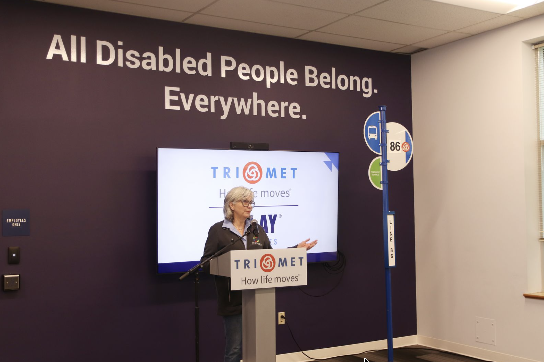 TriMet Line 86 disability employment access Portland Relay Resources partnership - FinksCo social impact event