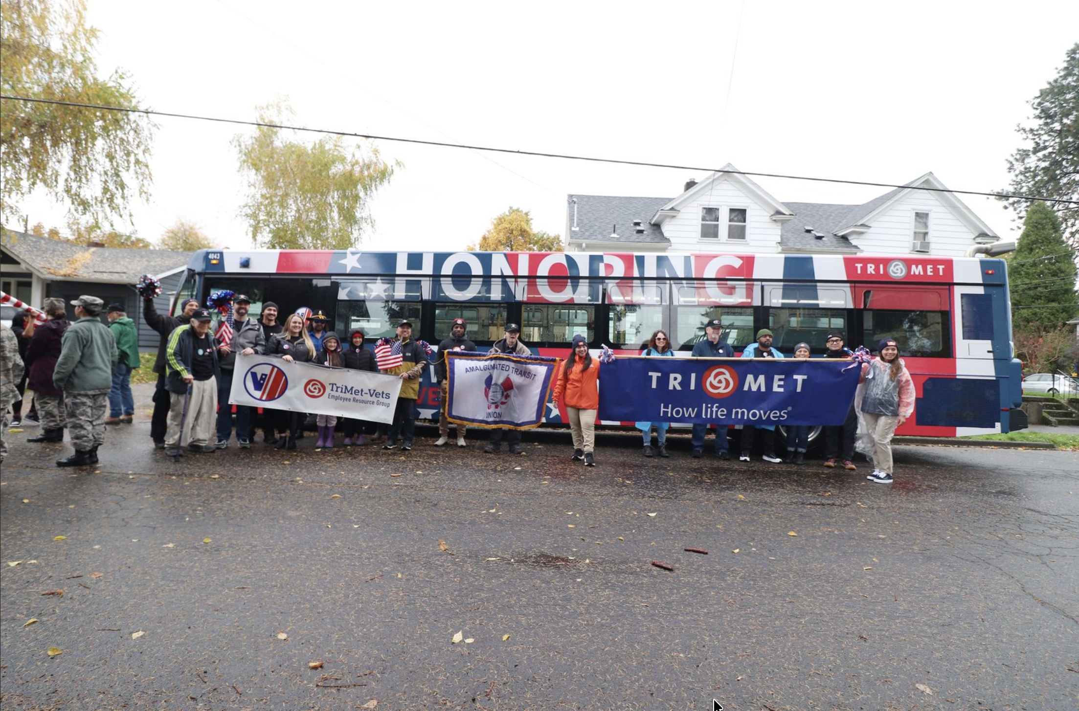 Portland Veterans Day Parade NE Portland community event veteran recognition - FinksCo parade production support