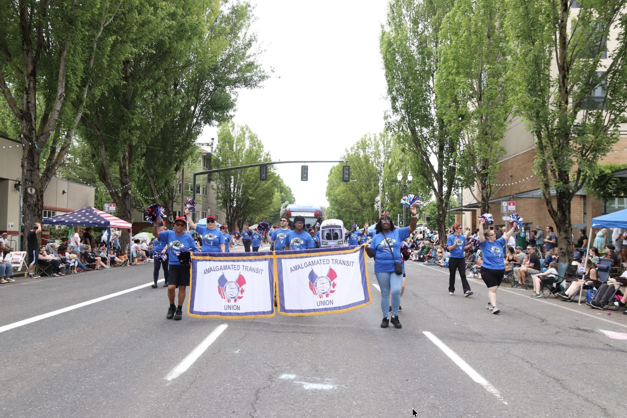 TriMet Grand Floral Parade Portland Rose Festival 225000 spectators community event - FinksCo public sector partnership