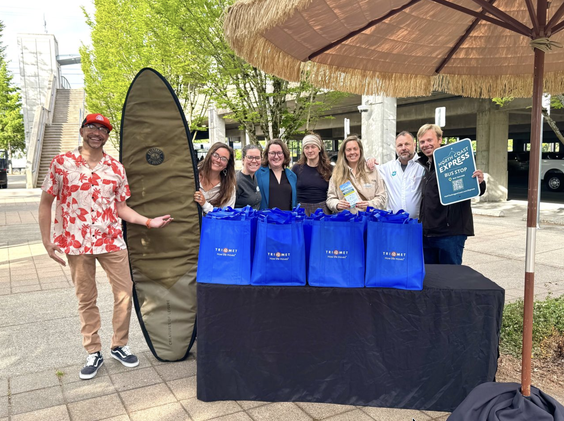 North Coast Express TriMet Oregon Coast seasonal transit launch event Portland - FinksCo transportation initiative