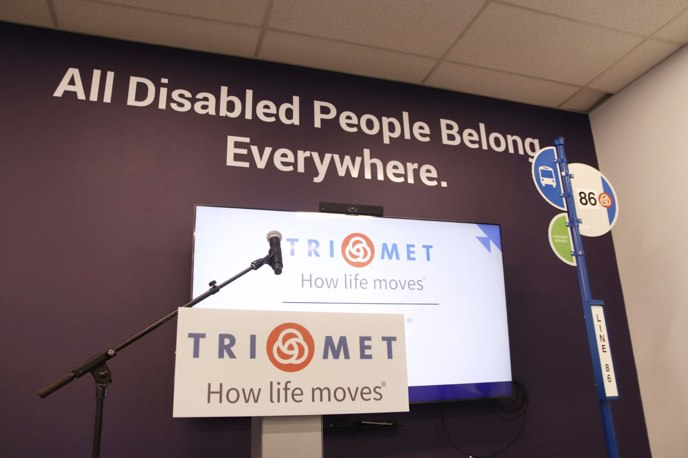 TriMet Line 86 disability employment access Portland Relay Resources partnership - FinksCo social impact event