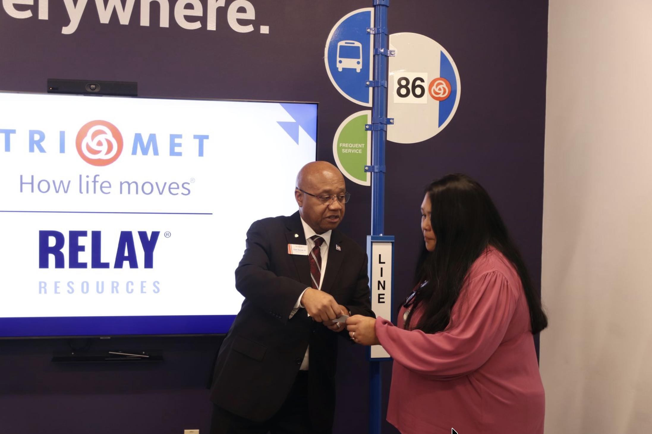 TriMet Line 86 disability employment access Portland Relay Resources partnership - FinksCo social impact event