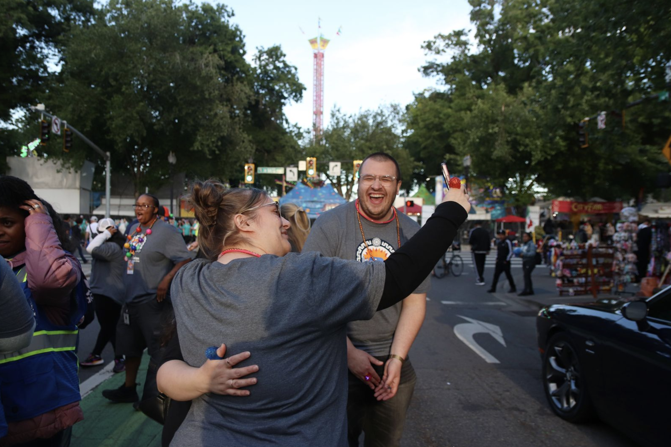 CareOregon Starlight Parade downtown Portland nighttime event TriMet Rose Festival - FinksCo evening event production