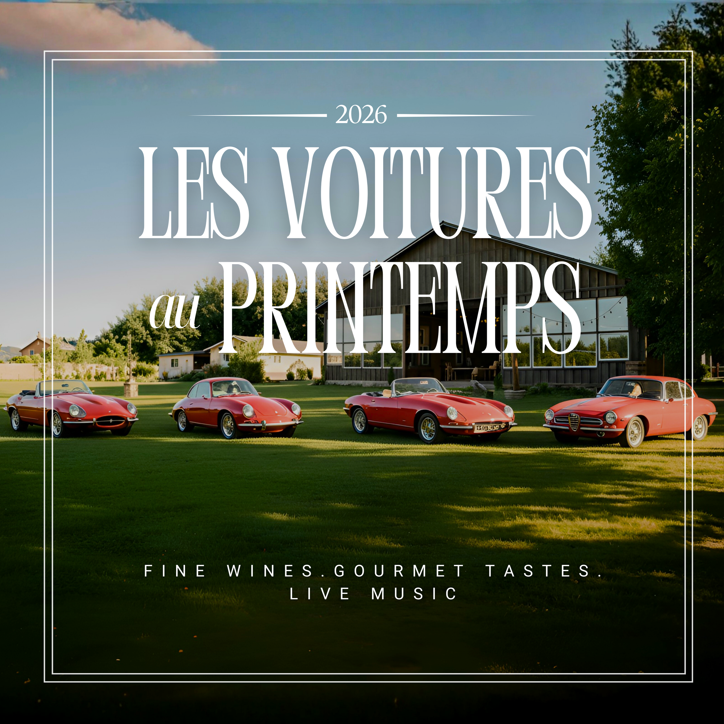 Les Voitures au Printemps European car show Pebble Beach California - FinksCo curated automotive event concept