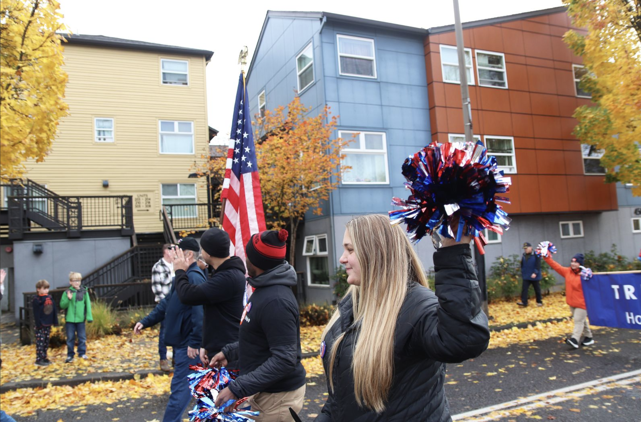 Portland Veterans Day Parade NE Portland community event veteran recognition - FinksCo parade production support