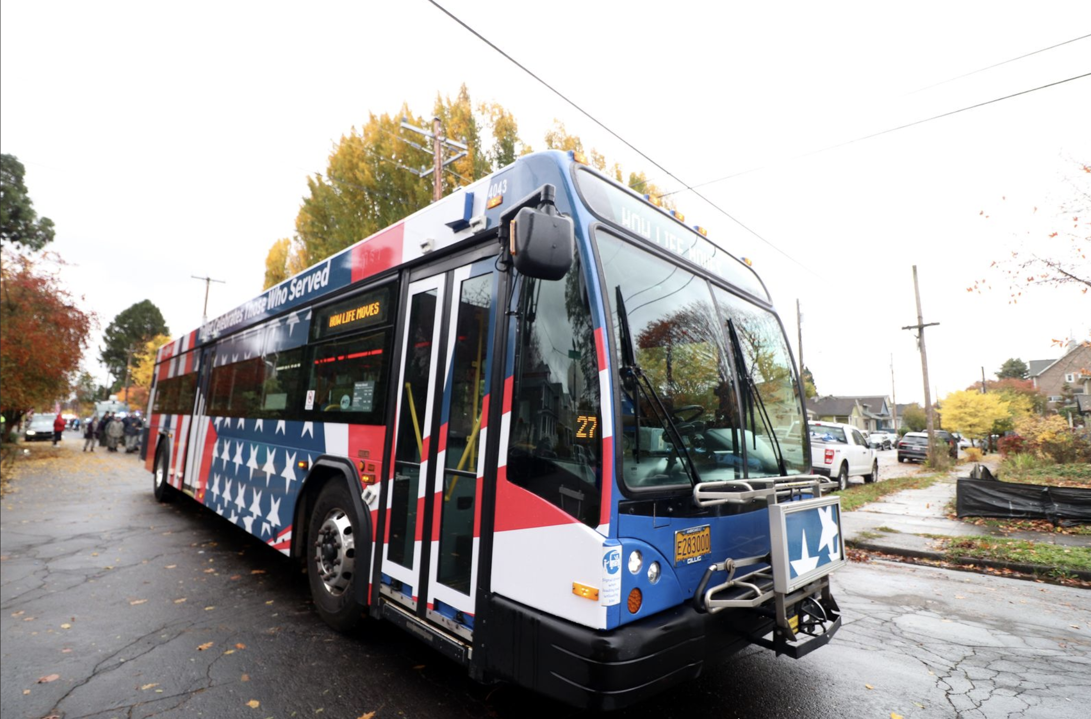 Portland Veterans Day Parade NE Portland community event veteran recognition - FinksCo parade production support