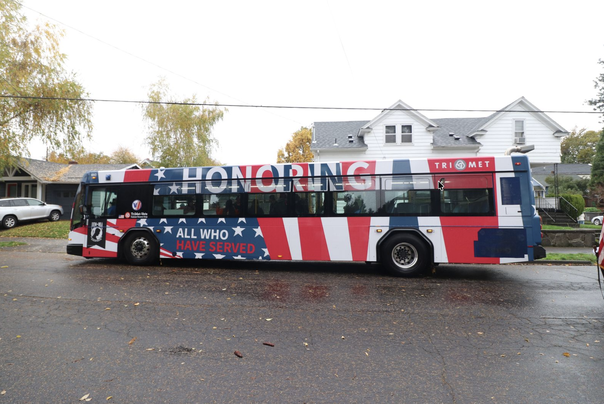 Portland Veterans Day Parade NE Portland community event veteran recognition - FinksCo parade production support
