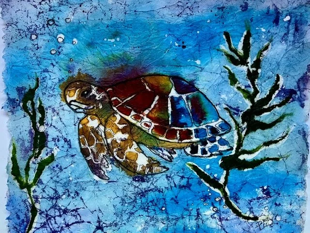 Watercolor Batik with Diane