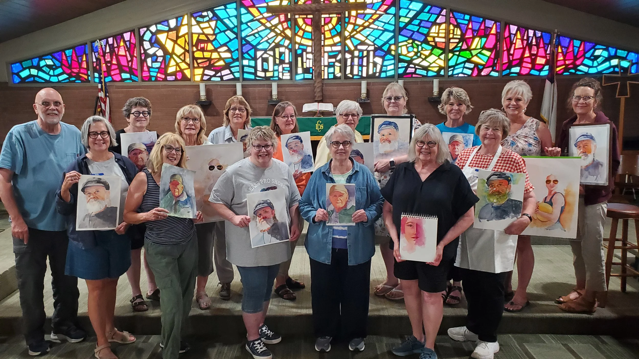 Expressive Watercolor Portrait Workshop with Michael Holter. July 28 - 30, 2026