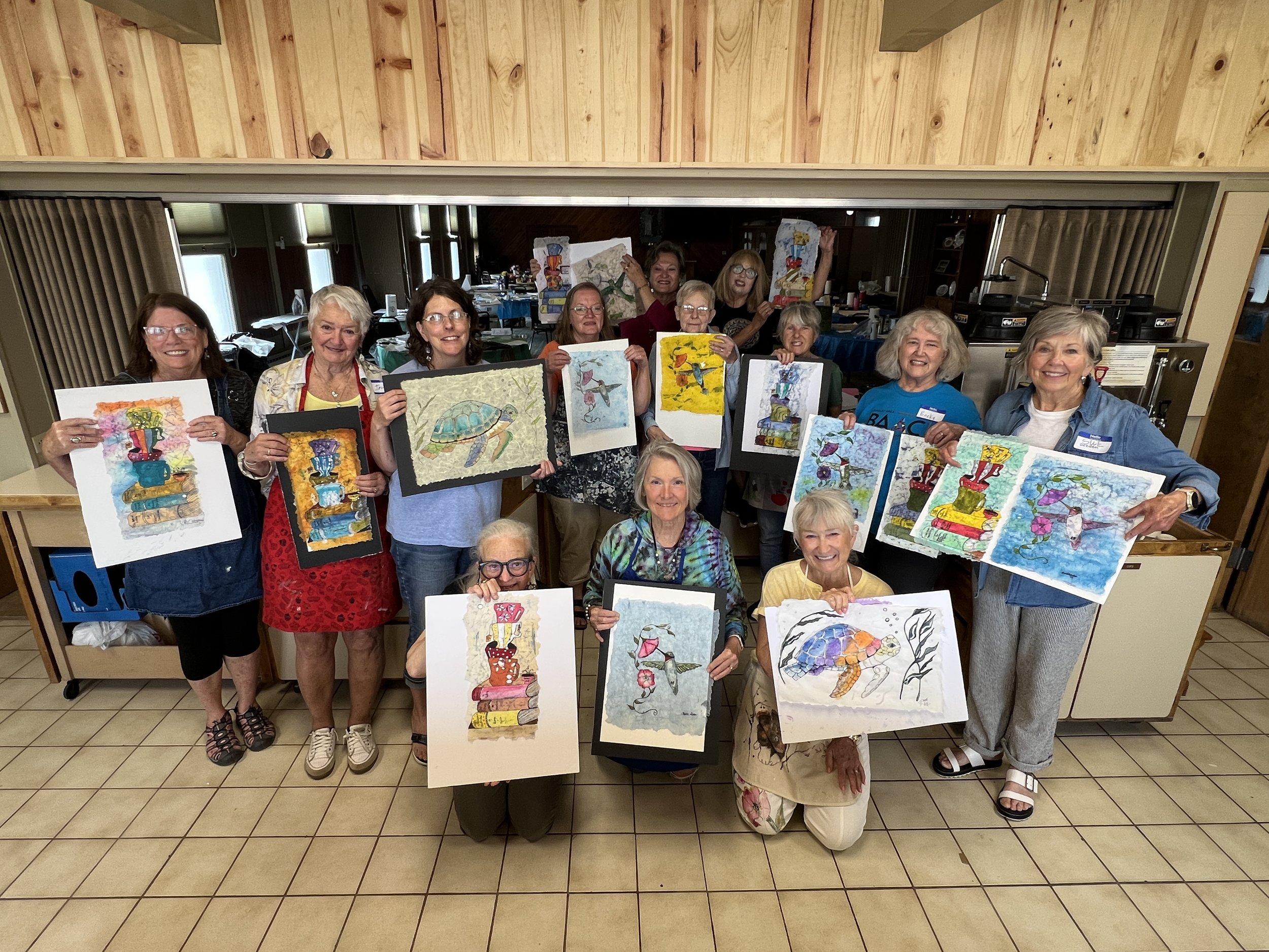 Watercolor Batik with Diane. July 14 - 16, 2026