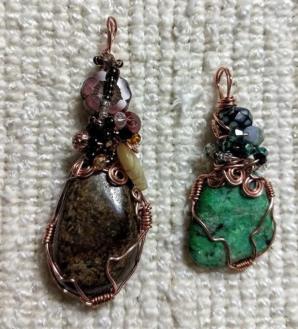 Three Wire Wrapped Pendant Workshop with Connie Nunemaker