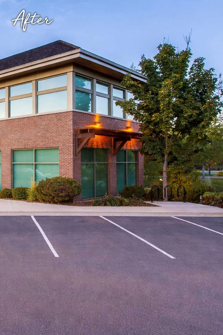 professional cleaning service for dirty parking lot pavement north carolina