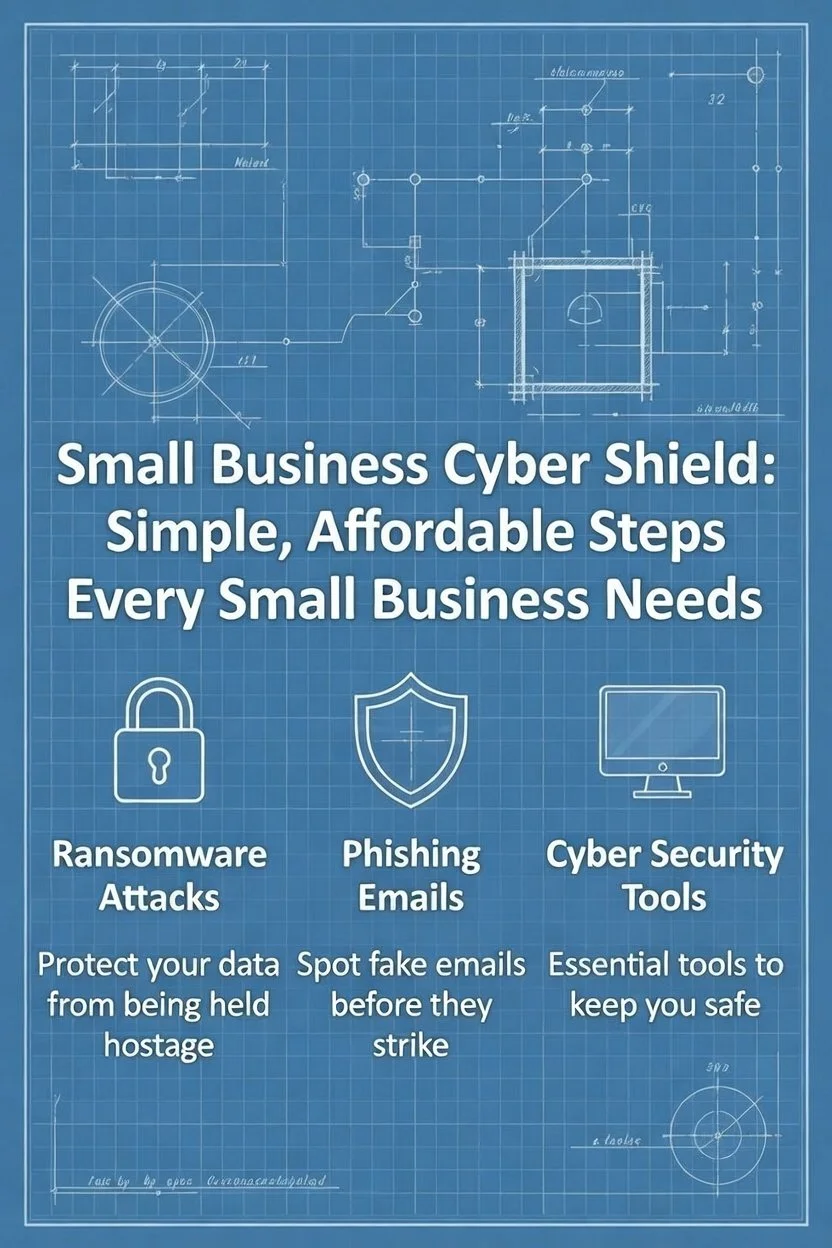 Small Business Cyber Shield: Simple, Affordable Steps Every Small Business Needs (2 Hour Workshop)