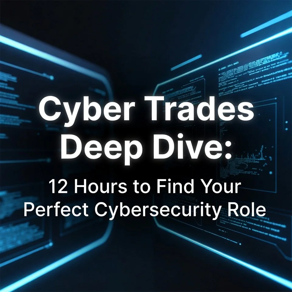 Cyber Trades Deep Dive: 12 Hours to Find Your Perfect Cybersecurity Role