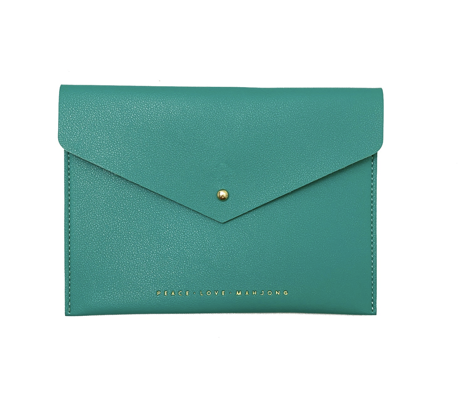 Peace Love Mahjong Card Clutch - $20