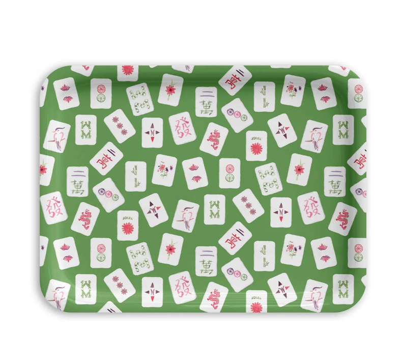 Birchwood Large Mahjong Serving Tray - $62 