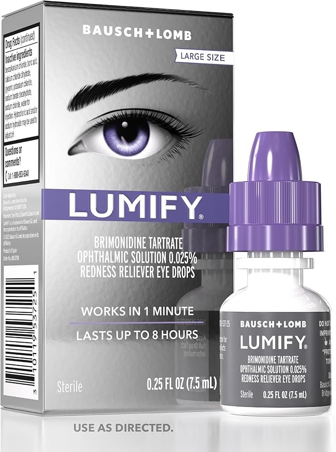 LUMIFY Eye Drops for Red Eyes, Redness Reliever 