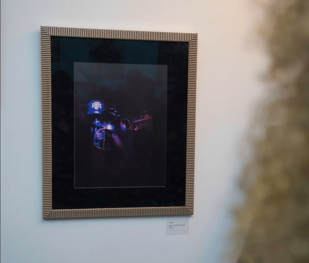 Laurie’s customers, Evan and Kade, running down a mountain after getting married. 