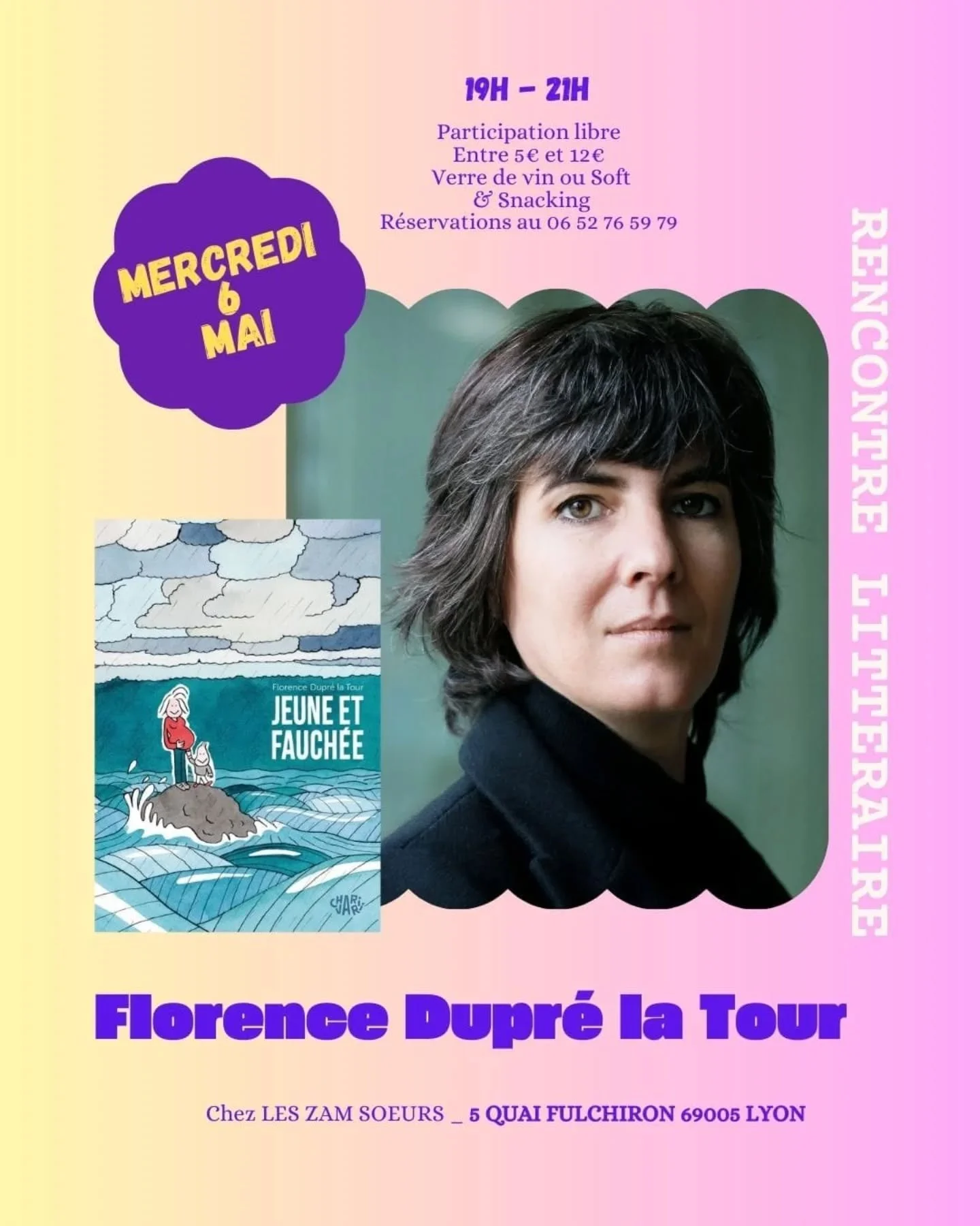 RENCONTRES LITT&Eacute;RAIRES
de mai &agrave; juin 2026 ✨
Des autrices &amp; auteurs pour nous aider &agrave; voir le monde autrement, autour des sujets qui nous concernent tous et toutes ! 

Rejoignez-nous pour des rencontres litt&eacute;raires conv