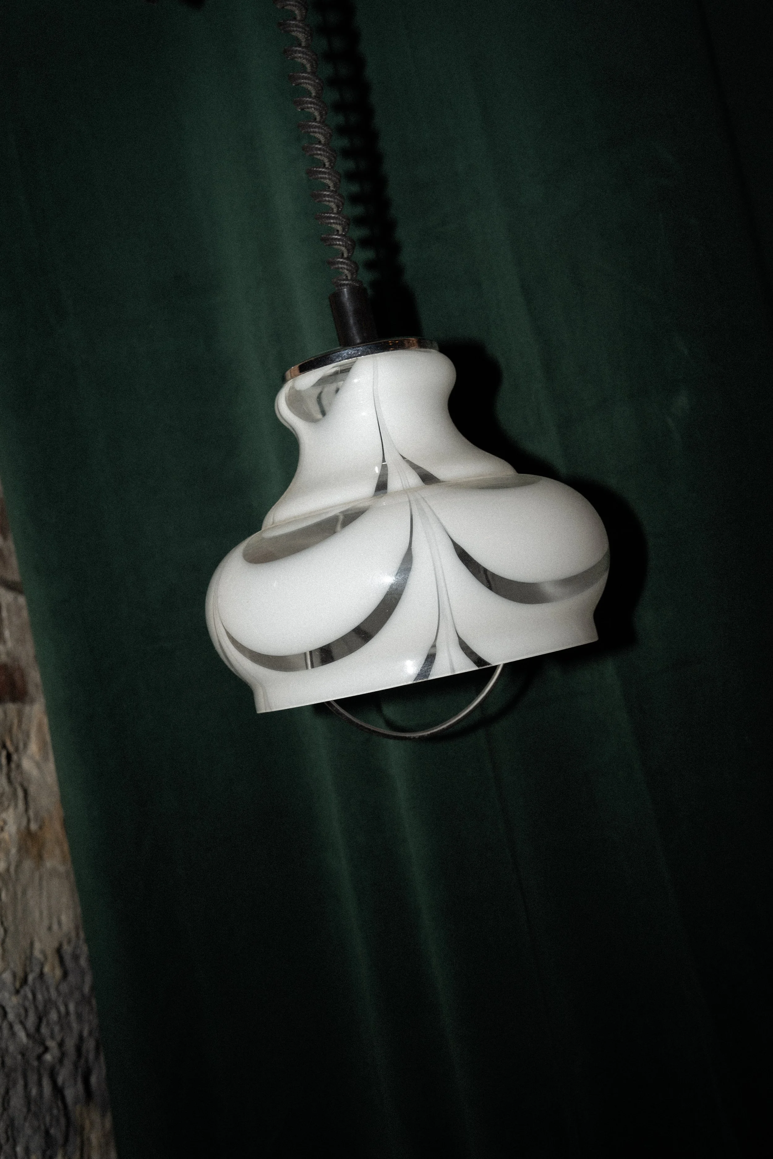 Suspension italienne en verre de Murano