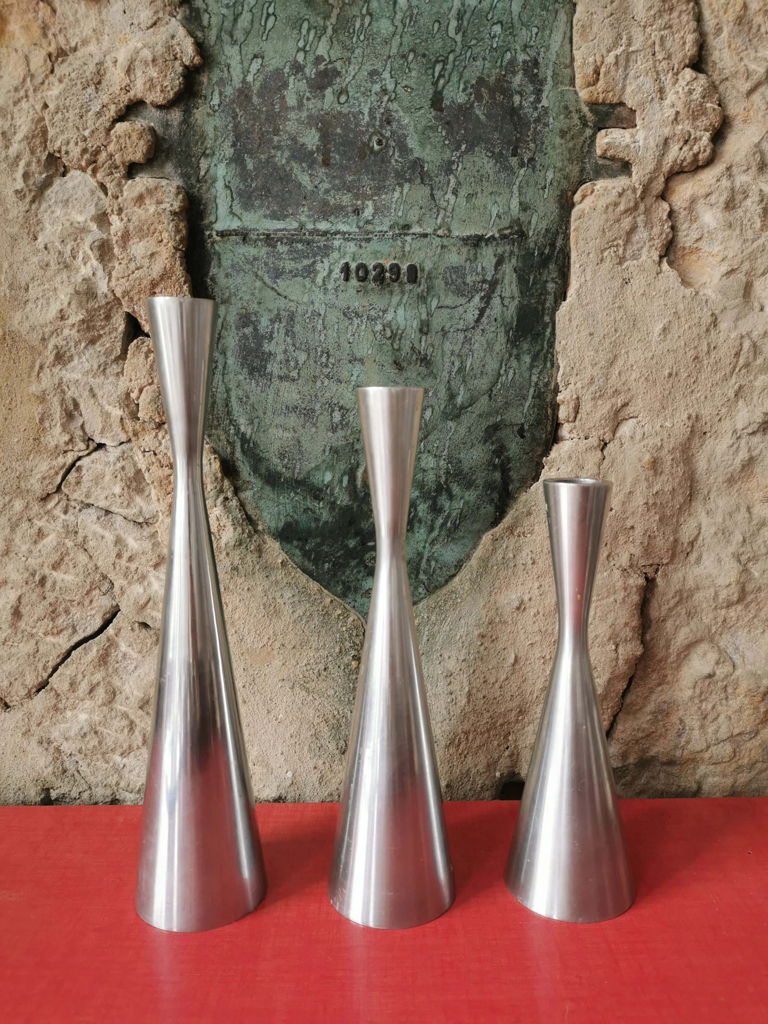 Lot de 3 bougeoirs Erika Pekkari