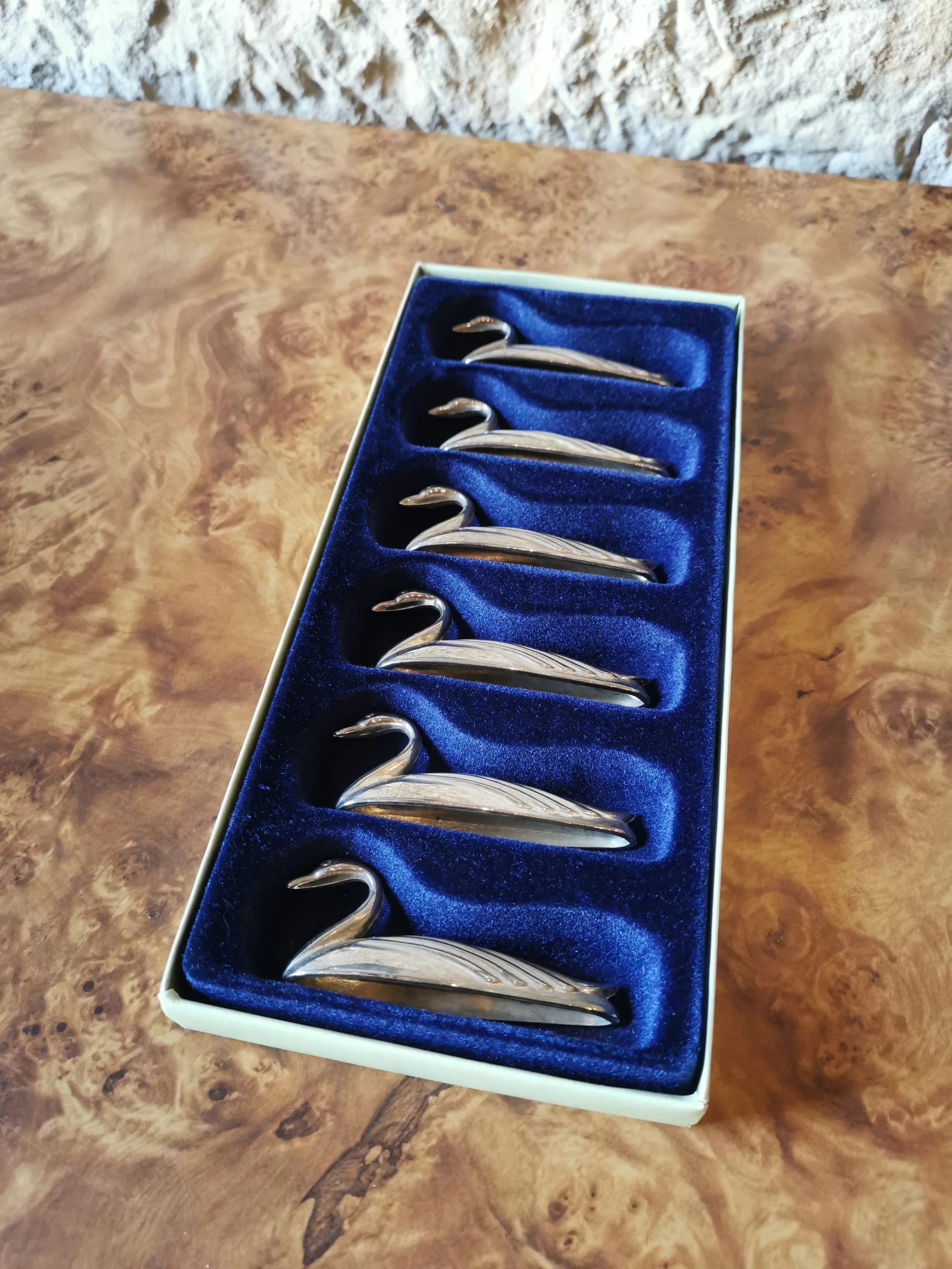 Porte-couteaux cygnes