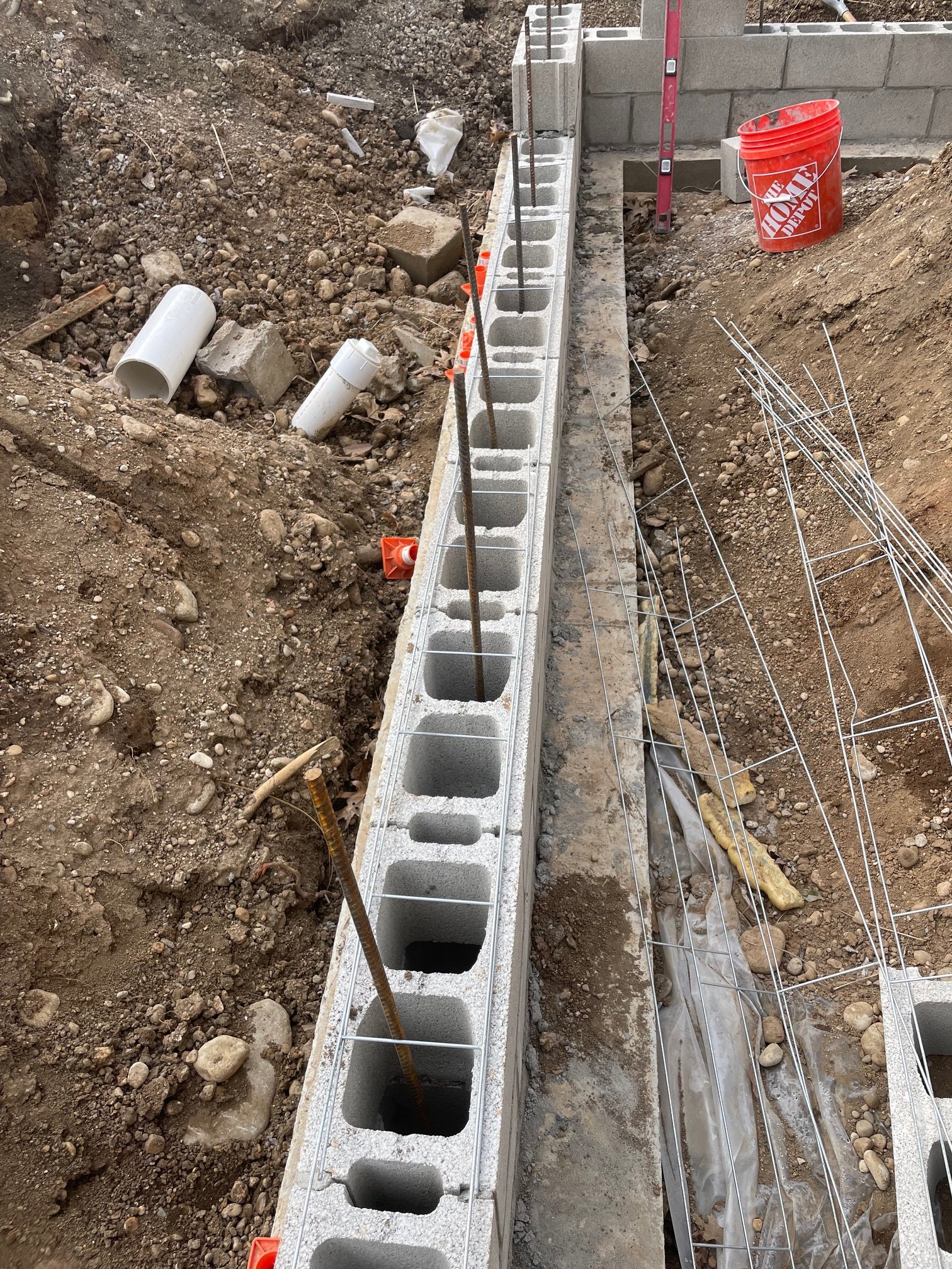 Foundation Construction/Waterproofing and Concrete/Asphalt Demo