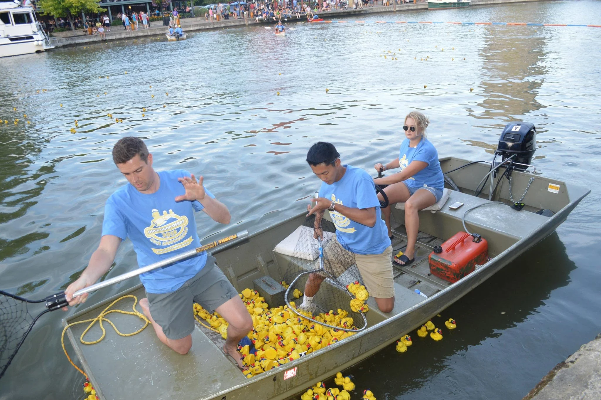 annual duck drop event