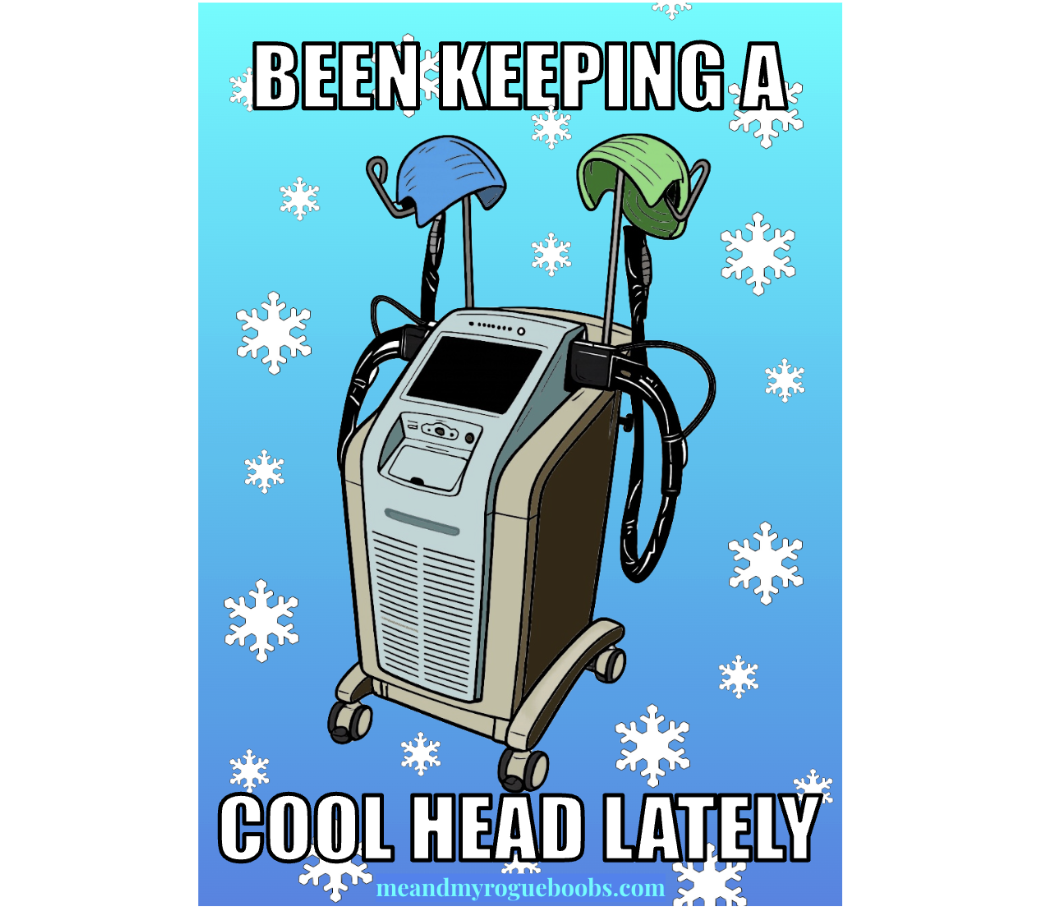 "Keeping a Cool Head" Cold Capping/Cancer Awareness Sticker