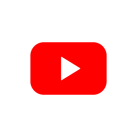 YouTube logo with play button icon