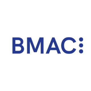 BMAC logo with blue text on a white background.