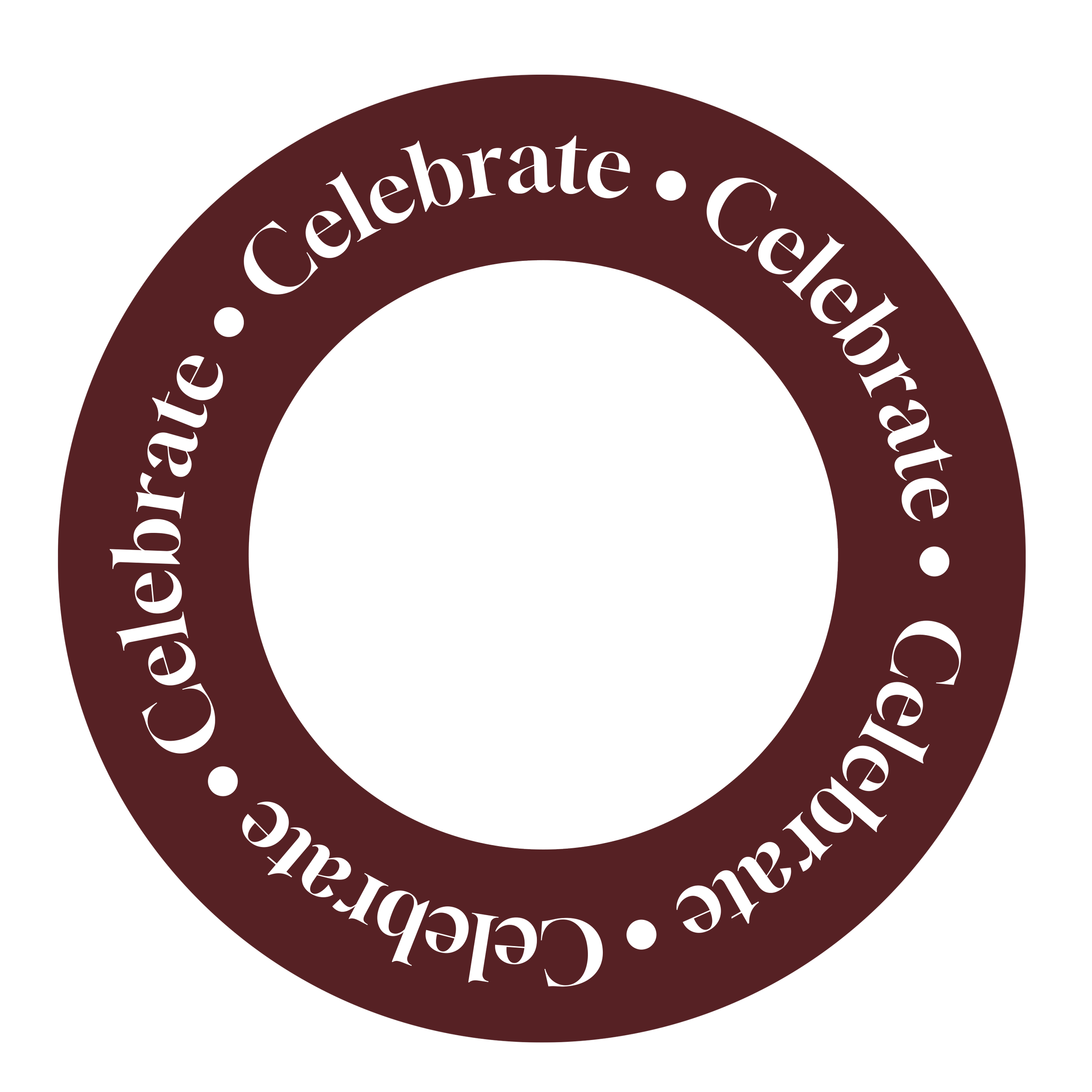 A circular logo with the text 'Celebrate, Celiac, Gluten-Free' on a dark red background.