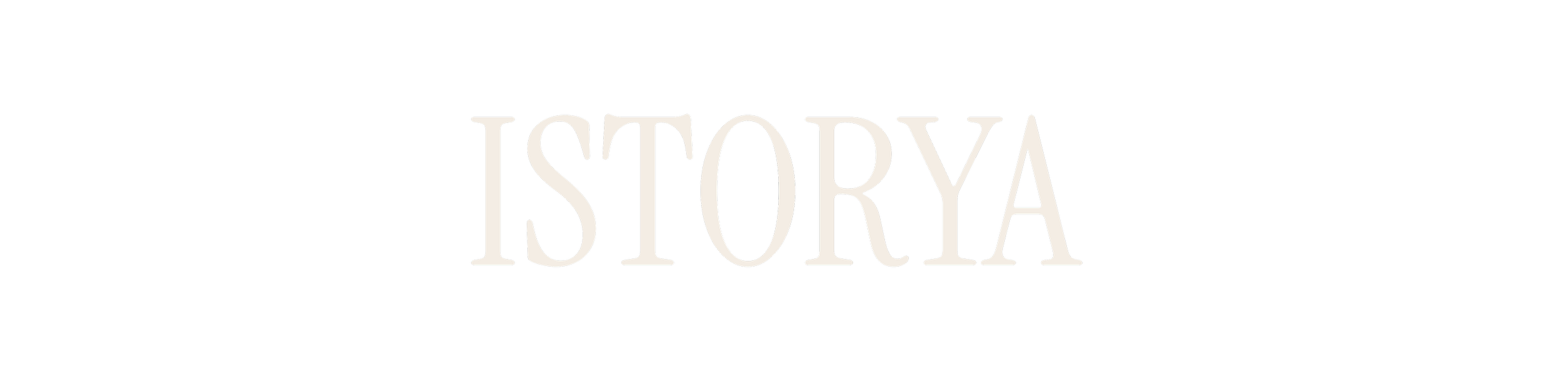Stylized black logo with the word 'HISTORIA' in white uppercase letters.