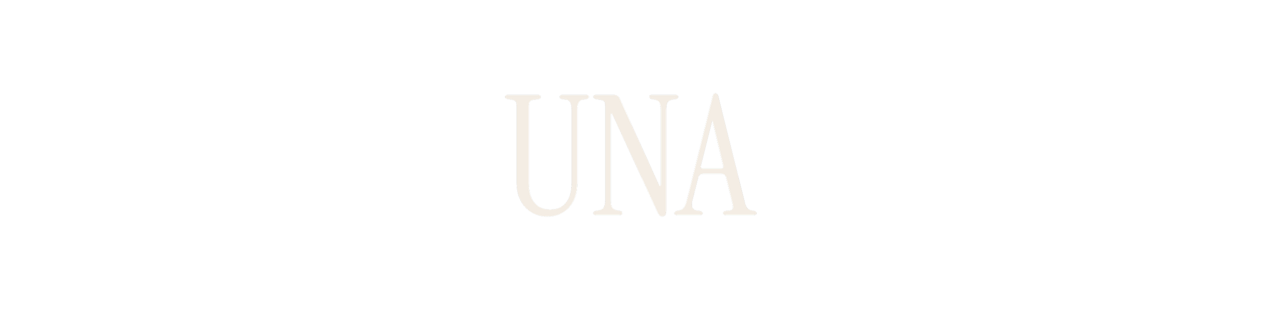 Black background with white text that says 'UNAS' in the center.