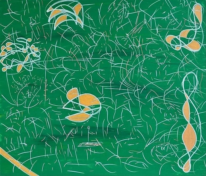 "De día y mas tarde" - 62 x 72 cm - Acrílico sobre lienzo